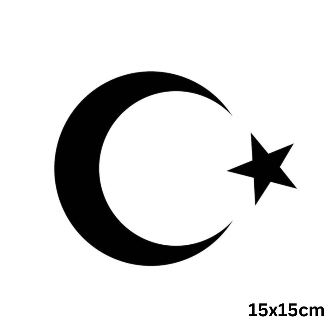 Türkischer Mond + Stern !VORVERKAUF VERSAND BEGINNT AB 24.06.2026!