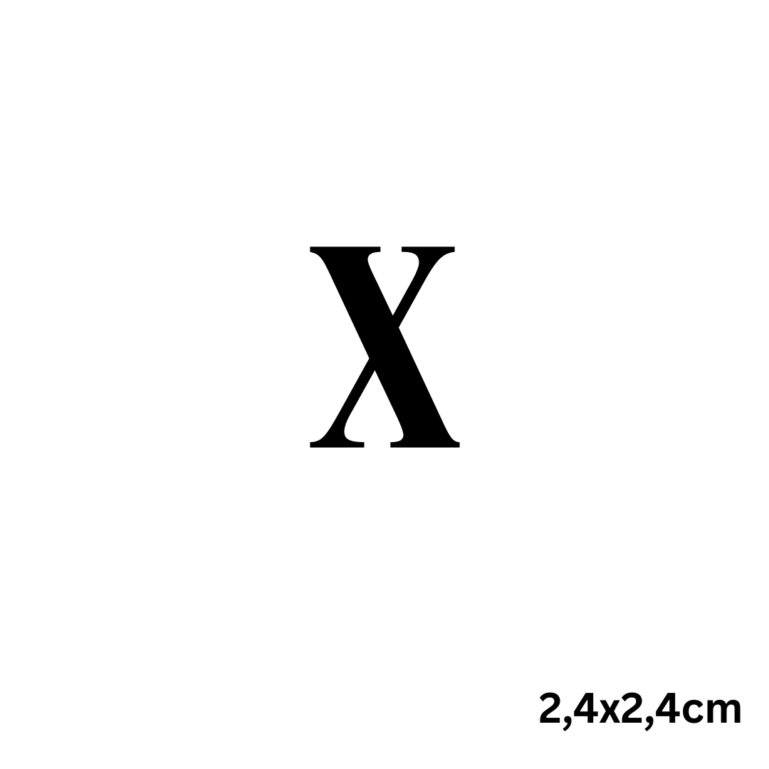 Roman numeral: X