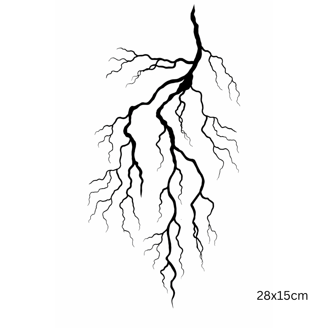 Lightning tattoo