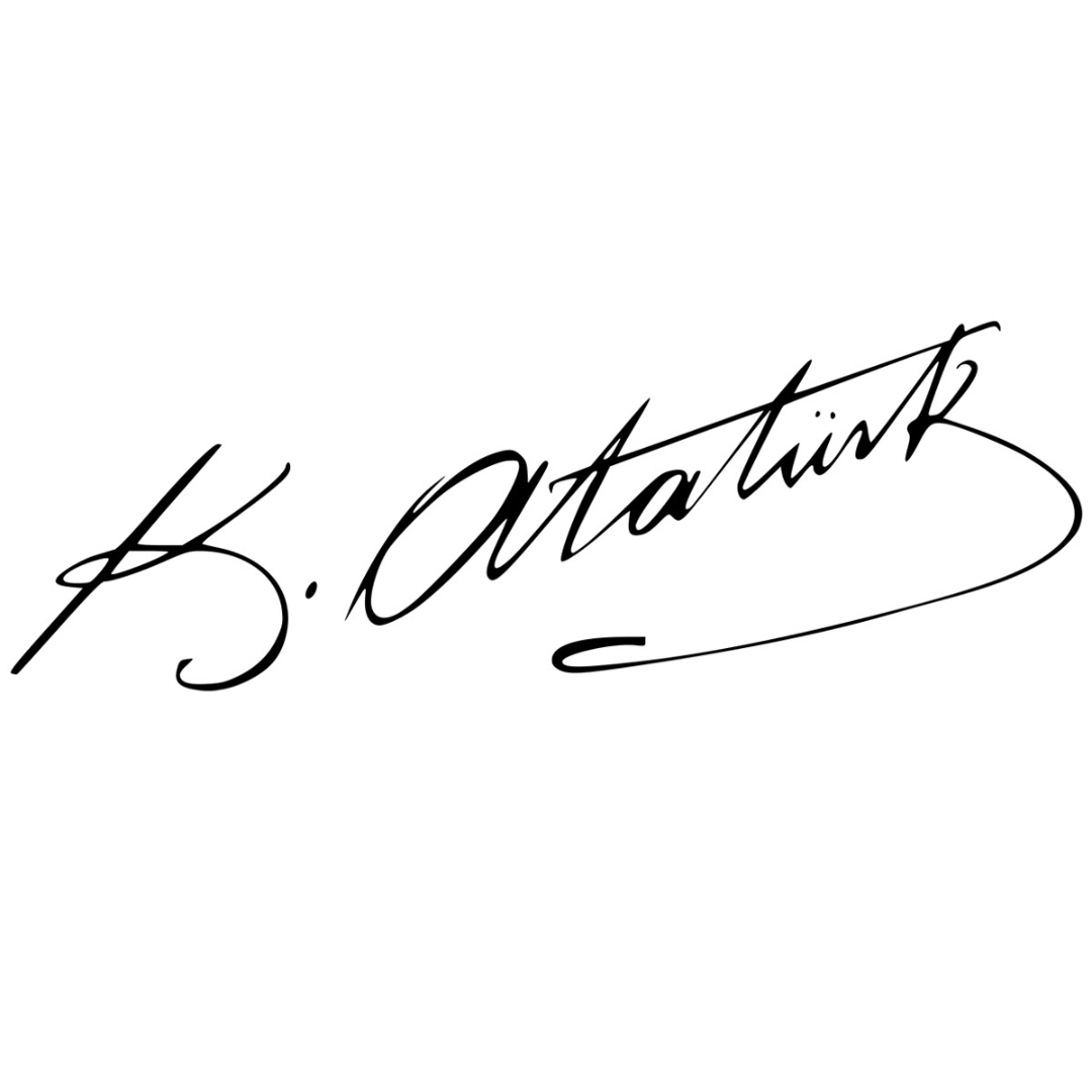 K. Atatürk sign