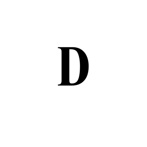 Roman numeral: D