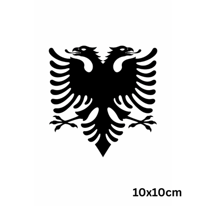 Albanischer Adler ausgefüllt