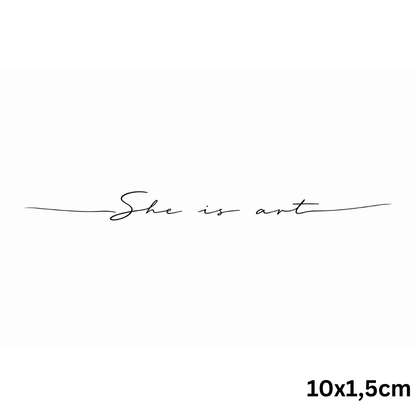 She is Art - Fineline !VORVERKAUF VERSAND BEGINNT AB 24.06.2026!