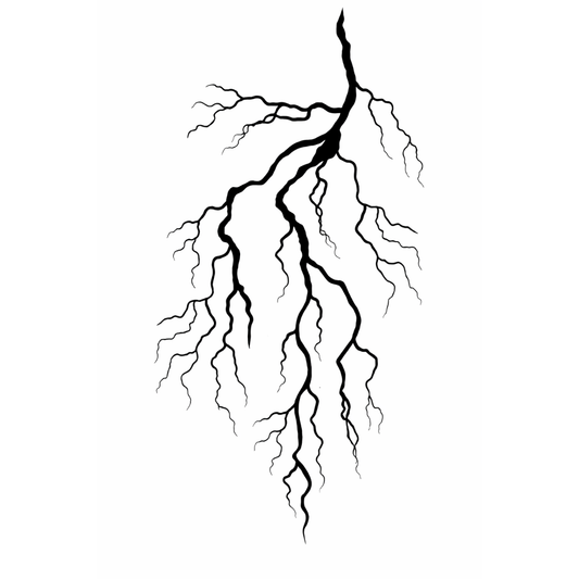 Lightning tattoo