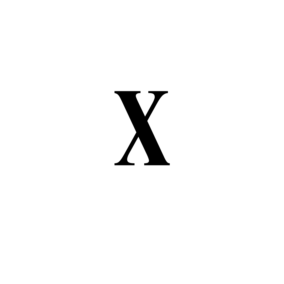 Roman numeral: X