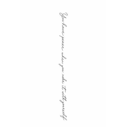 You have peace - Rücken Tattoo Damen