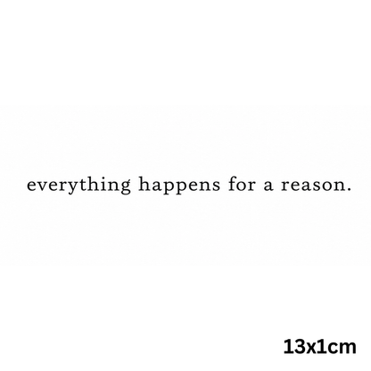 everything happens for a reason. - Fineline !VORVERKAUF VERSAND BEGINNT AB 24.06.2026!