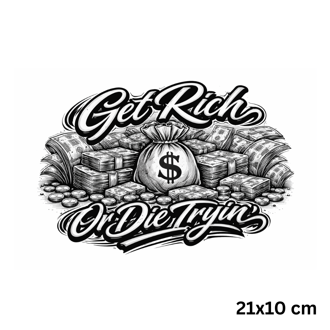 Get Rich Or Die Tryin half Sleeve