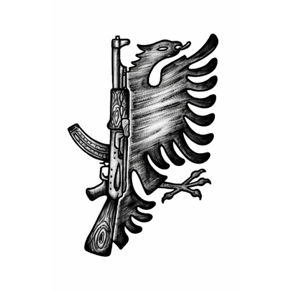 Armed eagle