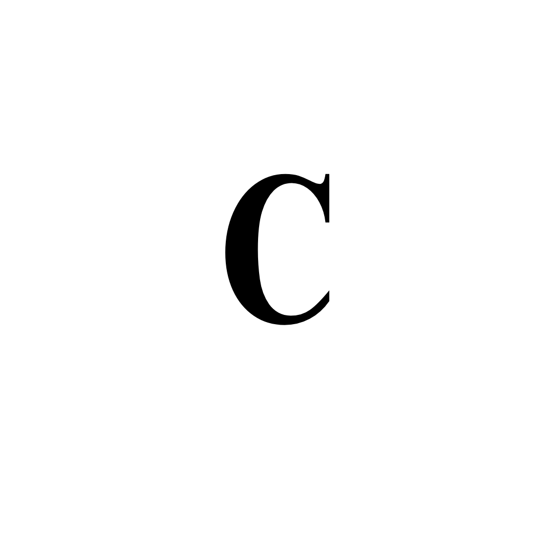 Roman Numeral: C