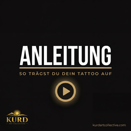Anleitung zum auftragen der Tattoos