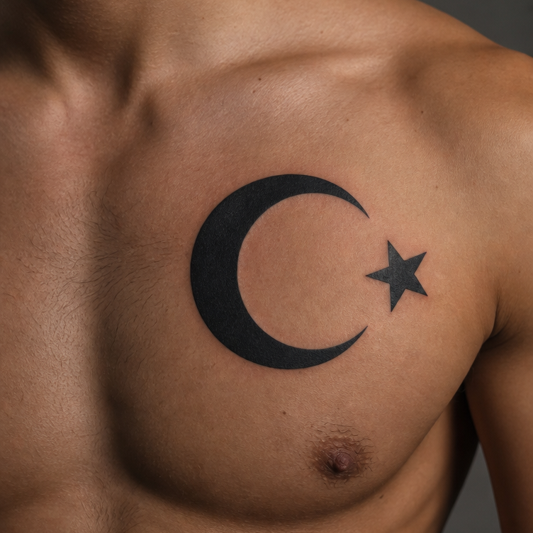 Türkischer Mond + Stern !VORVERKAUF VERSAND BEGINNT AB 24.06.2026!