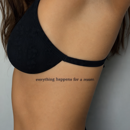 everything happens for a reason. - Fineline !VORVERKAUF VERSAND BEGINNT AB 24.06.2026!